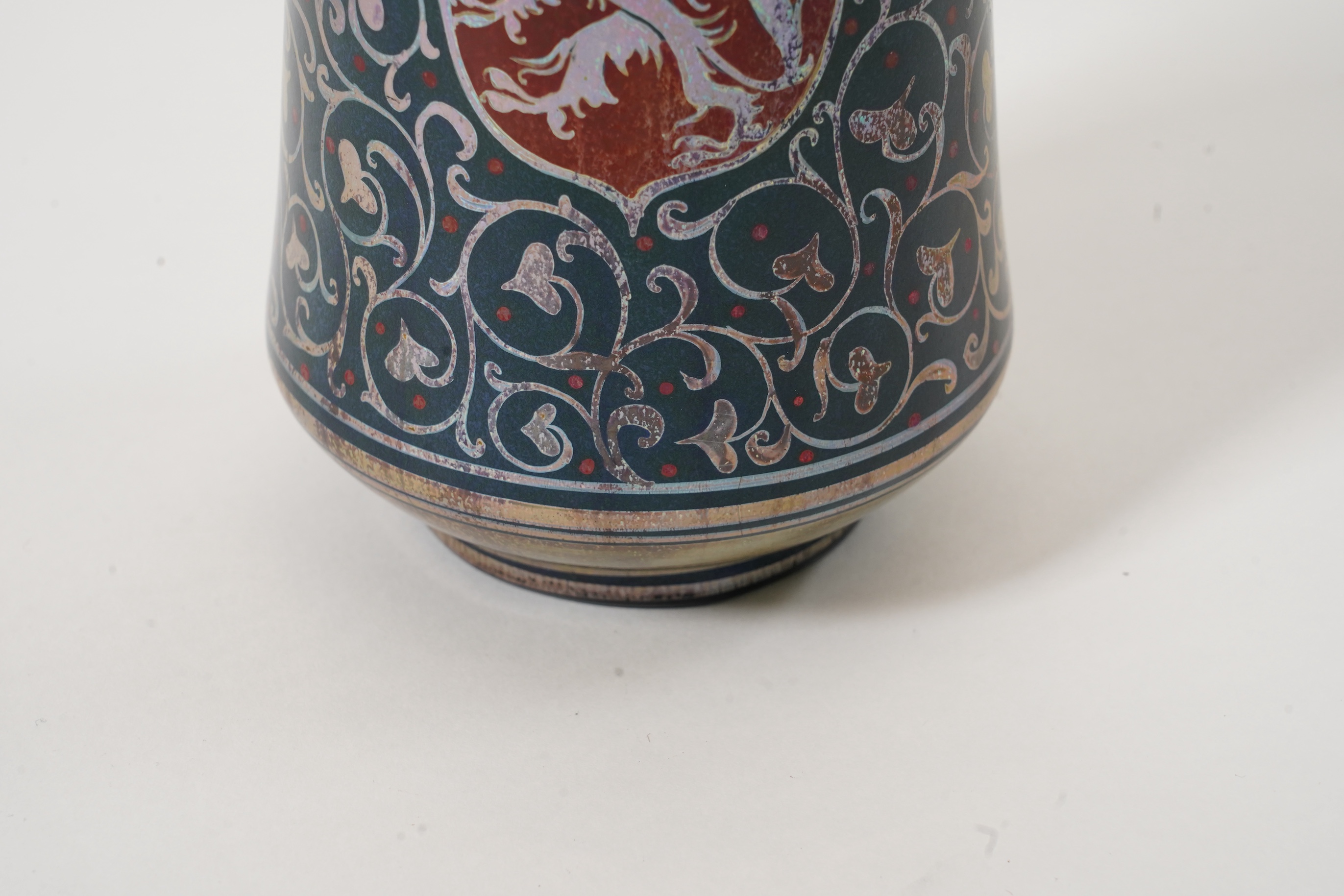 William S. Mycock (1872-1959) for Pilkington's Royal Lancastrian: A lustre Albarello